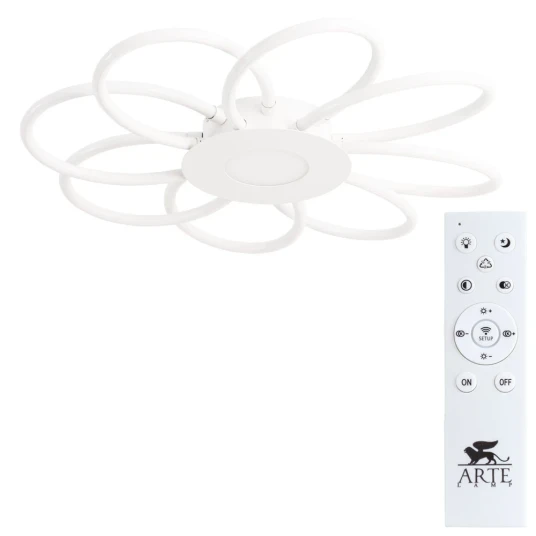 Фото Потолочная люстра Arte Lamp POLLI A2528PL-8WH