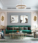 Фото 3 Настенный светильник OMB19003-6L gold