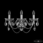 Фото 2 Бра хрустальные 1402B/3/195/XL Ni Bohemia Ivele Crystal