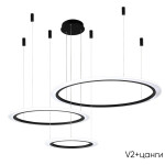 Фото 3 Люстра Crystal Lux MANZANA SP67W LED BLACK