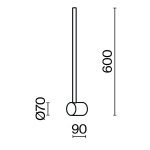 Фото 2 Настенный светильник (бра) Maytoni MOD237WL-L6BS3K