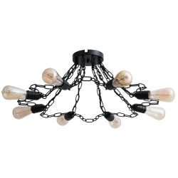 Фото Потолочная люстра Arte Lamp RIVERRUN A9344PL-8BK