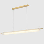 Фото 2 Светильник подвесной Crystal Lux TUNNEL SP40 LED BRASS