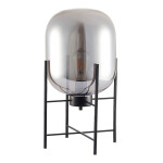 Фото 1 SL1050.704.01 Прикроватная лампа ST-Luce Черный/Дымчатый E27 1*40W БУРАСКА