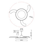 Фото 1 9057 Люстра-вентилятор NISEKO FAN L