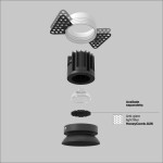 Фото 2 Встраиваемый светильник Technical DL058-7W4K-TRS-B