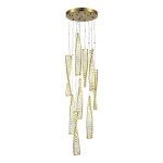 Фото SL6205.303.09 Светильник подвесной ST-Luce Латунь/Прозрачный LED 1*99W 4000K ЭЛИКА