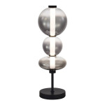 Фото SL6119.404.18 Прикроватная лампа ST-Luce Черный/Дымчато-Серый LED 1*18W 3000K ПЕРЛИНА