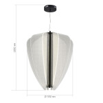 Фото 1 SL6509.413.01 Светильник подвесной ST-Luce Черный/Прозрачный LED 1*75W 4000K FESALE