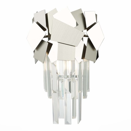 Фото SL1232.101.01 Бра ST-Luce Хром/Прозрачный, Хром E14 1*60W КАЗЕРТА