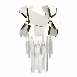 Фото SL1232.101.01 Бра ST-Luce Хром/Прозрачный, Хром E14 1*60W КАЗЕРТА