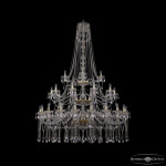 Фото 3 Люстра хрустальная 1413/20+10+5/530/h-201/3d G