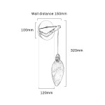 Фото 1 Настенный светильник MT9176-1W titanium gold