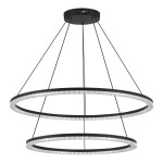 Фото 3 SL1018.403.02 Светильник подвесной ST-Luce черный/прозрачный LED 1*96W 4000K ЭВКЛИДИК