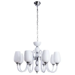 Фото Подвесная люстра Arte Lamp LAVINIA A1404LM-8WH