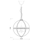 Фото 1 Люстра Residential 4 nickel