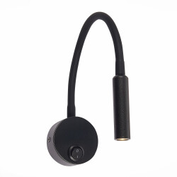 Фото ST653.431.01 Светильник настенный ST-Luce Черный/Черный LED 1*3W 3000K Настенные светильники