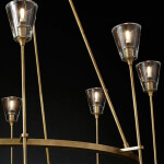 Фото 1 Люстра Torche De Verre 8 gold