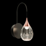 Фото 3 Настенный светильник MB24001004-1A copper/clear