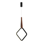 Фото SL6131.423.12 Светильник подвесной ST-Luce Черный/Черный, Терракотовый LED 1*12W 4000K ШЕЙП