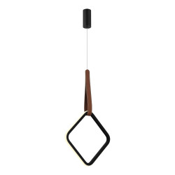 Фото SL6131.423.12 Светильник подвесной ST-Luce Черный/Черный, Терракотовый LED 1*12W 4000K ШЕЙП