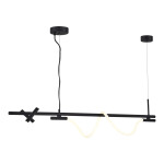 Фото 4 SL6118.403.03 Светильник подвесной ST-Luce Черный/Черный LED 2+1*3+11W 4000K MARLOW