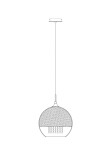 Фото 2 Подвесной светильник Maytoni P140-PL-170-1-G