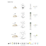 Фото 25 9063 Люстра-вентилятор NISEKO FAN M