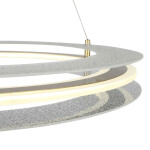 Фото 1 SL6245.203.01 Светильник подвесной ST-Luce золотистый/Прозрачный LED 1*40W 4000K ФЭГИ