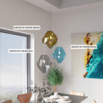 Фото 3 Светильник подвесной Crystal Lux NUESTRO SP1 CHROME/BROWN