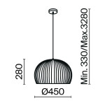 Фото 2 Подвесной светильник Maytoni MOD195PL-01W1