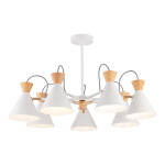 Фото SLE125102-07 Светильник потолочный Белый, Золотистый/Белый, Светлое дерево E14 7*40W MODICA