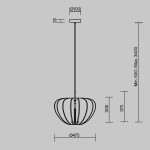 Фото 4 Подвесной светильник Maytoni MOD398PL-01BR