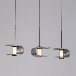 Фото 5 Подвесной светильник MD24020901-3B black/smoky