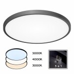 Фото 4 CL738401V Бейсик Черный Св-к Накл. LED 40W*Мульти