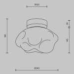 Фото 1 Потолочный светильник Maytoni MOD516CL-L8BS3K