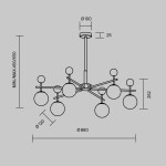 Фото 2 Подвесной светильник Maytoni MOD436PL-07BS