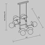 Фото 3 Подвесной светильник Freya FR5391PL-06CFL