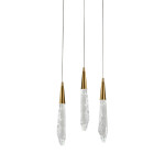 Фото 3 Подвесной светильник OD2438-3 gold/clear