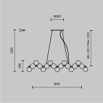 Фото 5 Подвесной светильник Maytoni MOD547PL-25BS
