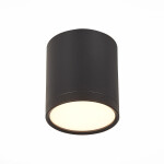 Фото 3 ST113.432.05 Светильник потолочный Черный LED 1*5W 3000K 390Lm Ra>80 120° IP20 D68xH75 170-240V Накладные светильники