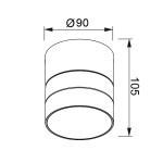 Фото 1 9100 Настенный уличный светильник SALER