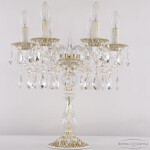 Фото 2 Настольная лампа хрустальная AL16313L8/6/141-44 WMG Bohemia Ivele Crystal