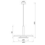 Фото 24 9000 Подвесной светильник TINA