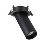 Фото ST759.438.07 Св-к встр. Черный LED 1*7W 3000K 560Lm Ra>90 60° IP20 D95xH156 220-240VV Встраиваемые светильники