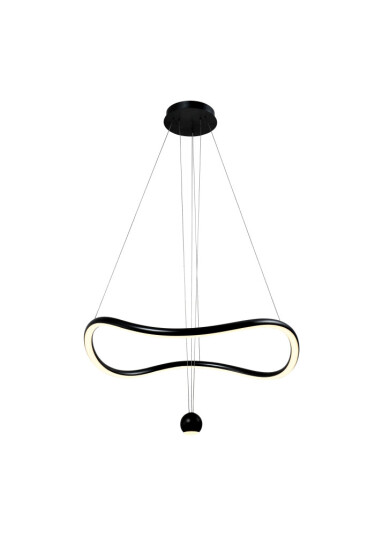 Фото SL6209.403.40 Светильник подвесной ST-Luce Черный/Черный, Белый LED 1*40W 3000K ОРИОН