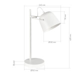 Фото 1 SLE1805-504-01 Прикроватная лампа Белый/Белый E27 1*40W BLANK