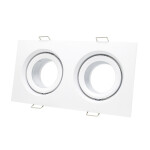 Фото 1 ST255.528.02 Св-к встр. Белый GU10 2*50W  IP65 L180xW90xH40 220V Без ламп Встраиваемые светильники