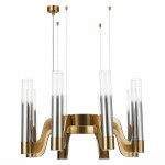Фото 3 SL1235.303.08 Люстра подвесная ST-Luce Латунь/Хром, Прозрачный E14 8*40W ETTORE