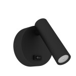 Фото ST161.401.05 Светильник настенный ST-Luce Черный/Черный LED 1*5W 3000K Настенные светильники